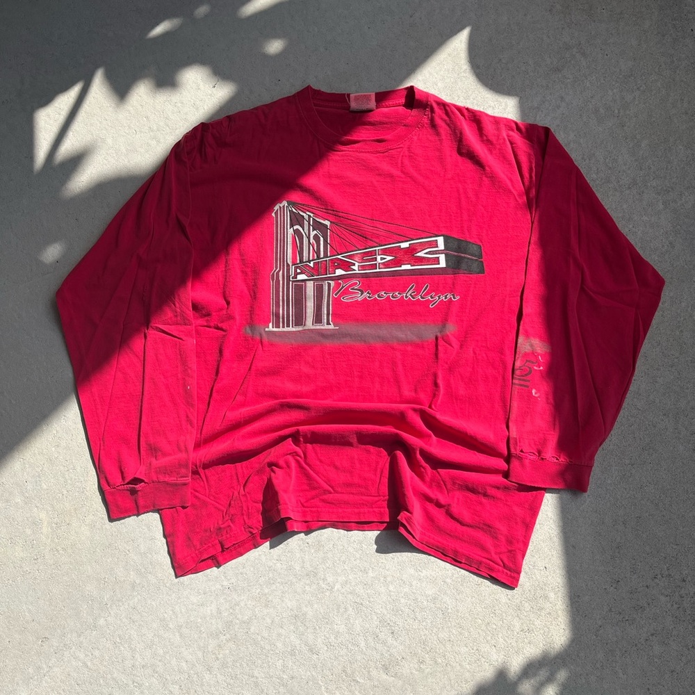 Avirex Vibrant Red Cotton Tee